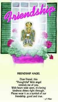 Friendship Guardian Angel Pin