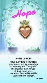 Hope Guardian Angel Pin