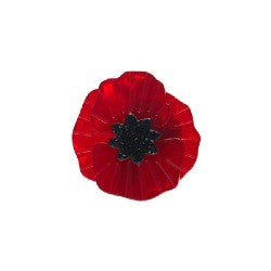 image Poppy field Erstwilder mini brooch