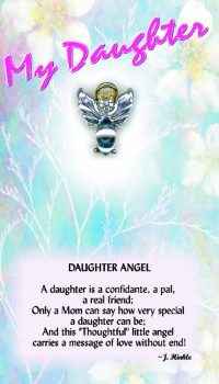 My Daughter Guardian Angel pin