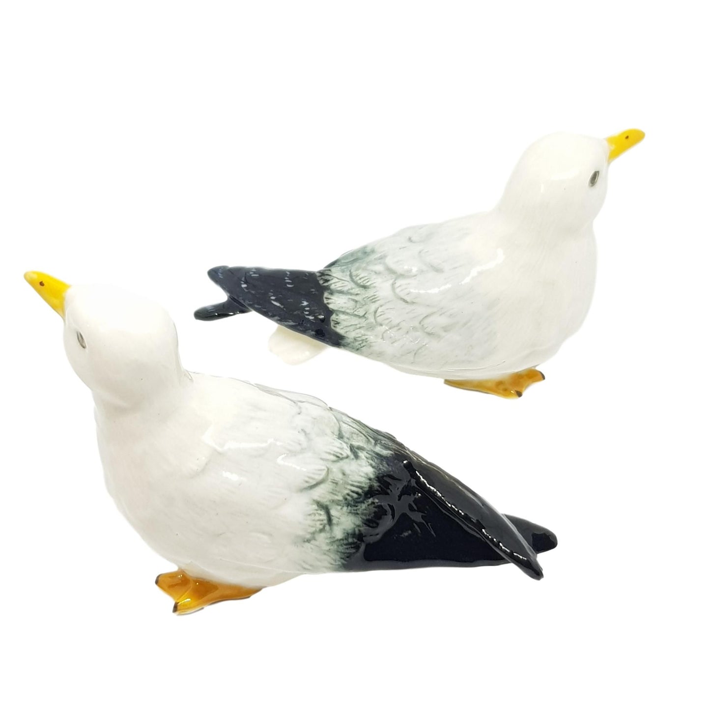 Seagull set 2 porcelain miniature