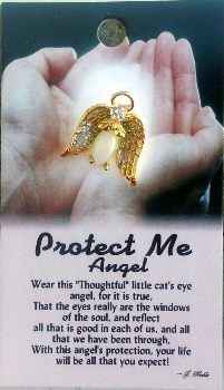 Protect Me Guardian Angel Pin