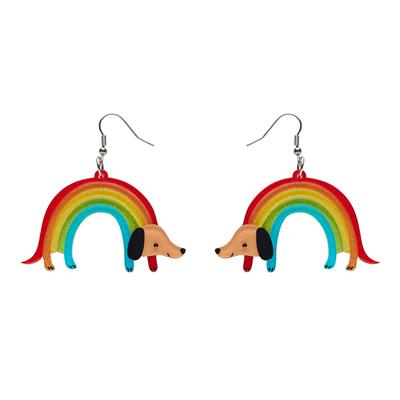 image Rainbow ruff  Erstwilder Earrings