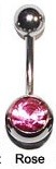image single jewelled belly banana rose