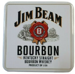 Jim Beam set of 4/ 285ml Spirit Glasses in collectors Tin