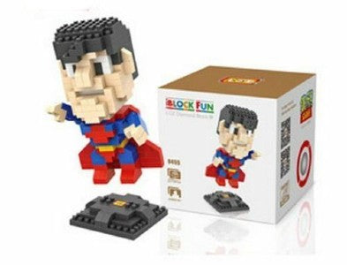 LOZ Diamond Blocks Superman DC 270pcs Nano Block Micro Mini Building