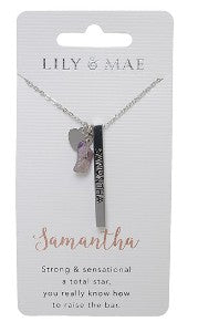 Samantha Lily & Mae Personalised Necklace