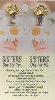 Sisters one for you one for me Guardian Angel
