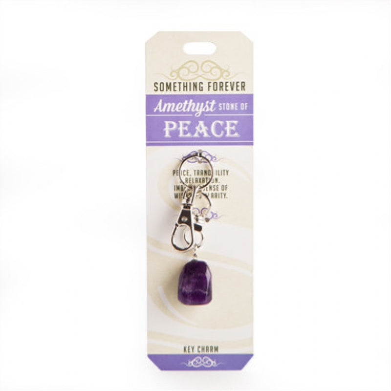 Amethyst Key Charm Something Forever