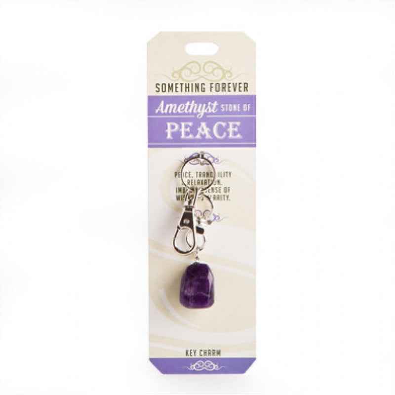 Amethyst Key Charm Something Forever