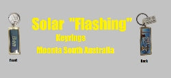 Flashing Solar name keyrings Keyrings Moonta South Australia – GiftAffaire