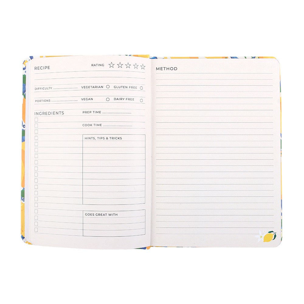 Italian A5 Recipe Journal
