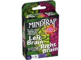 Mind trap Left Brain Right Brain Card Game