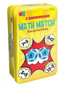 Math Match Dice and Card Game