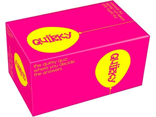 Quirky quiz card game