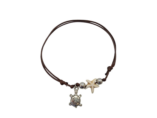 B931 Bracelet Howlite With Charm