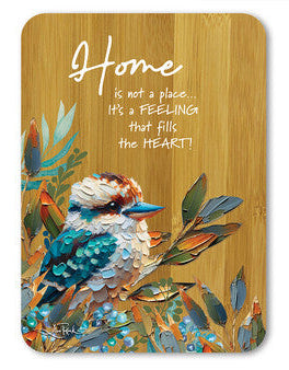 Lisa Pollock Plaque Home Charming Kookaburra