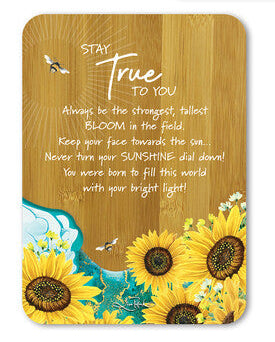 Lisa Pollock Decorative Plaque Stay True Bee Sunny