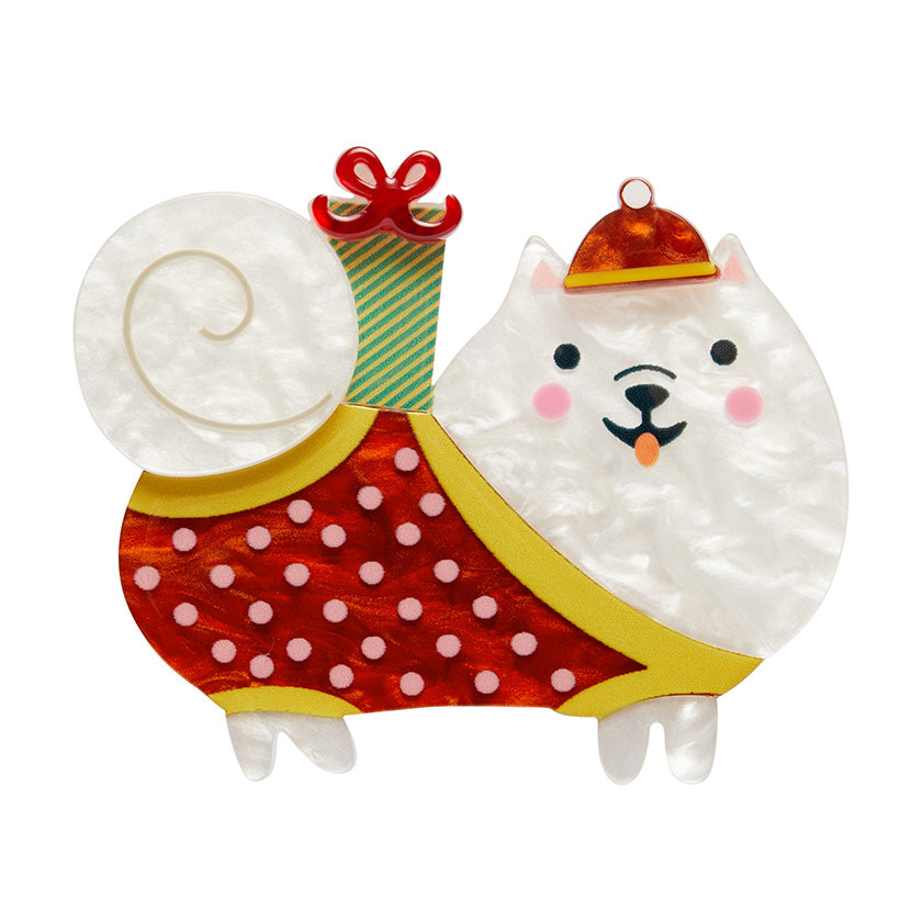 Santa Paws Erstwilder Brooch