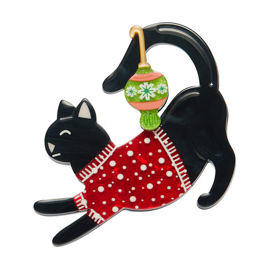 Feline Festive Erstwilder Brooch