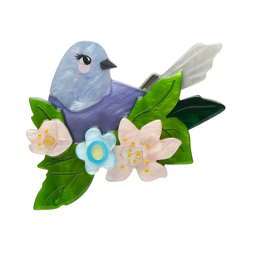 Gentle Blue Bird  Erstwilder Brooch