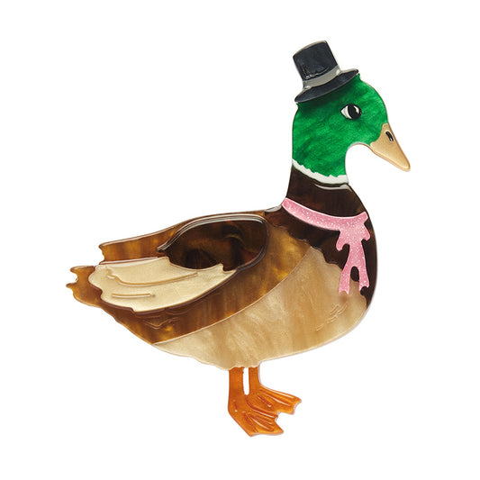 Well Dressed Duck Erstwilder Brooch