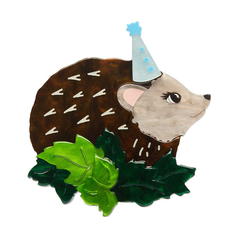 Party Time Hedgehog Erstwilder Brooch