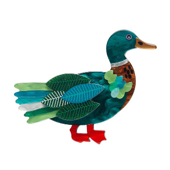 Mighty Mallard Erstwilder Brooch