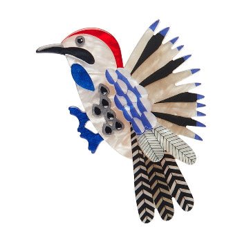 Wonderous Woodpecker Erstwilder Brooch