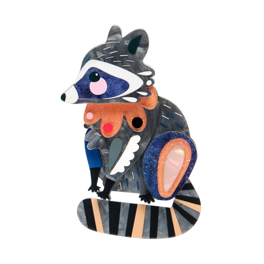 The Resourceful Raccoon Erstwilder Brooch