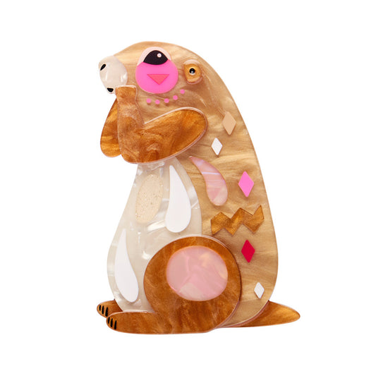 The Prudent Prairie Dog Erstwilder  Brooch