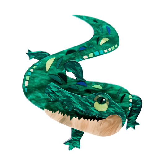 The Ancient Alligator Erstwilder Brooch