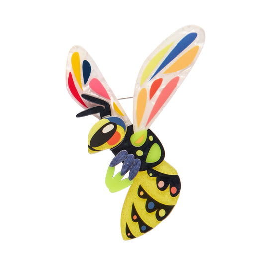 The Youthfull Yellow Jacket Erstwilder Brooch