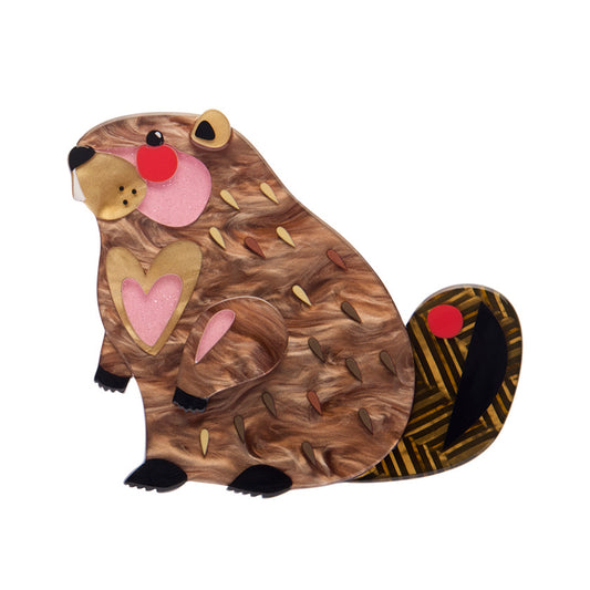The Busy Beaver Erstwilder Brooch