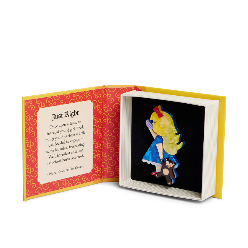 Just Right Erstwilder Brooch – Perfectly Crafted Whimsical Elegance