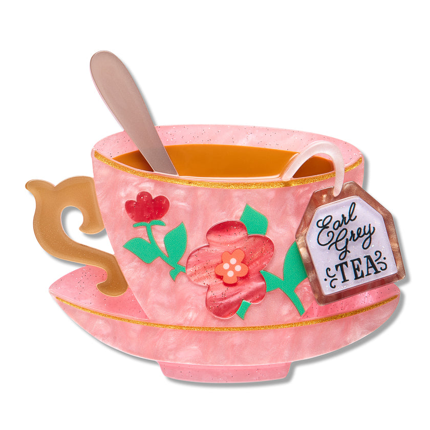 Erstwilder Fancy a Cuppa Tea Brooch: A Whimsical Touch for Vintage Style Lovers