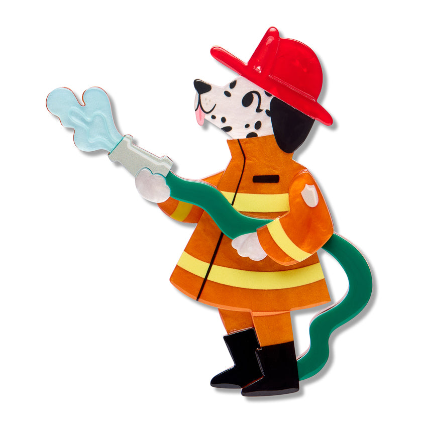 Fire Chief Spot Erstwilder Brooch
