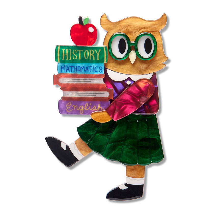 Professor Hootsworth Erstwilder Brooch