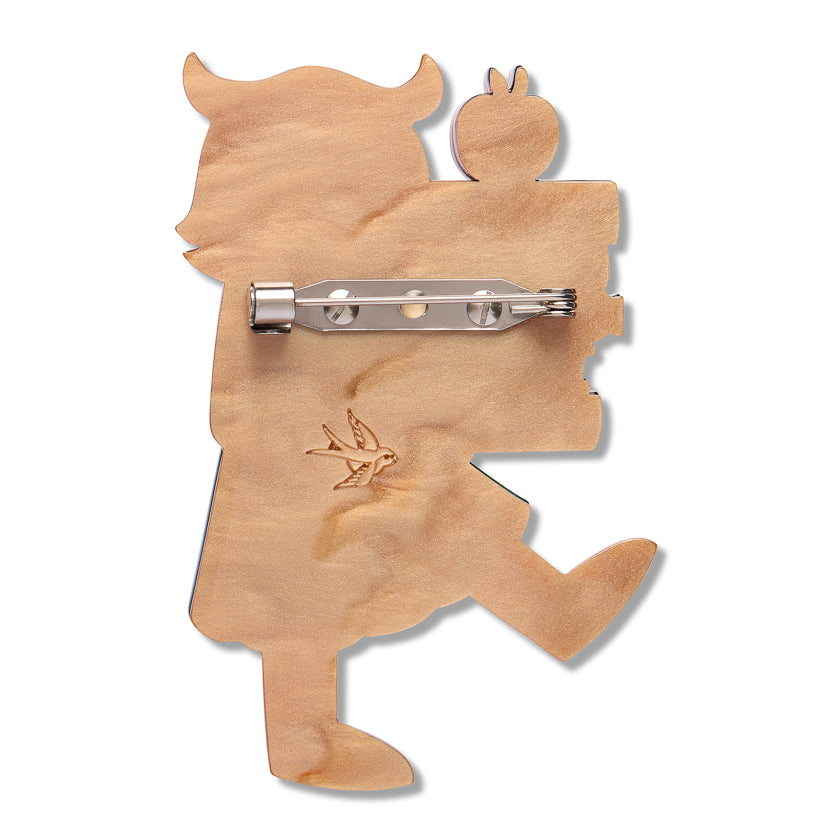 Professor Hootsworth Erstwilder Brooch