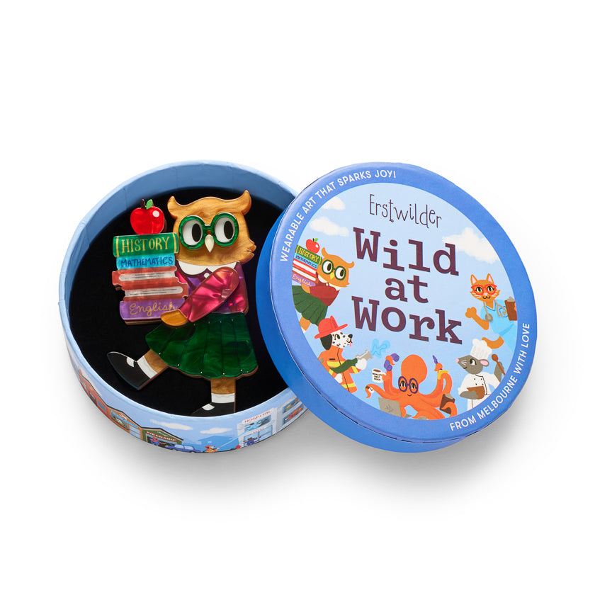 Professor Hootsworth Erstwilder Brooch