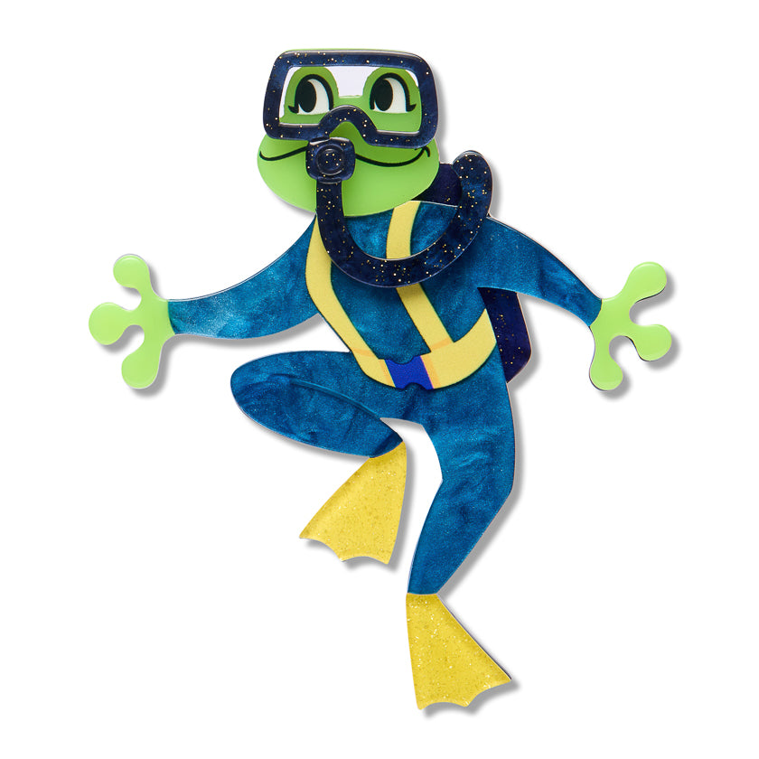 Slick Swimmer Erstwilder Brooch
