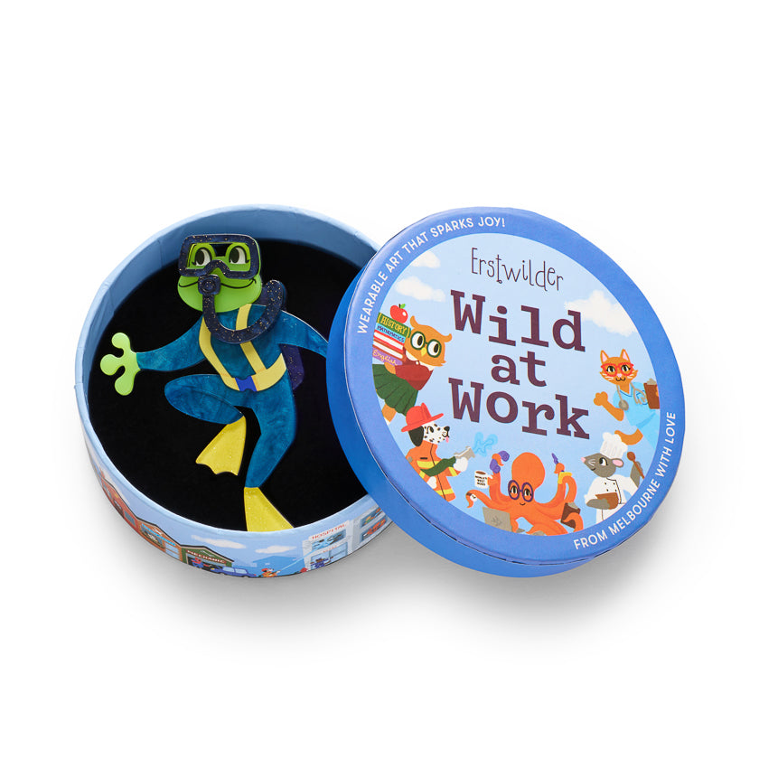 Slick Swimmer Erstwilder Brooch