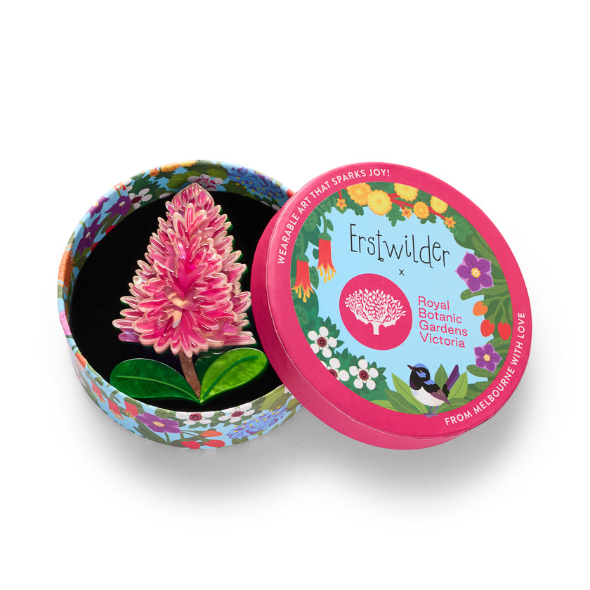 Pink Mulla Mulla Erstwilder Brooch