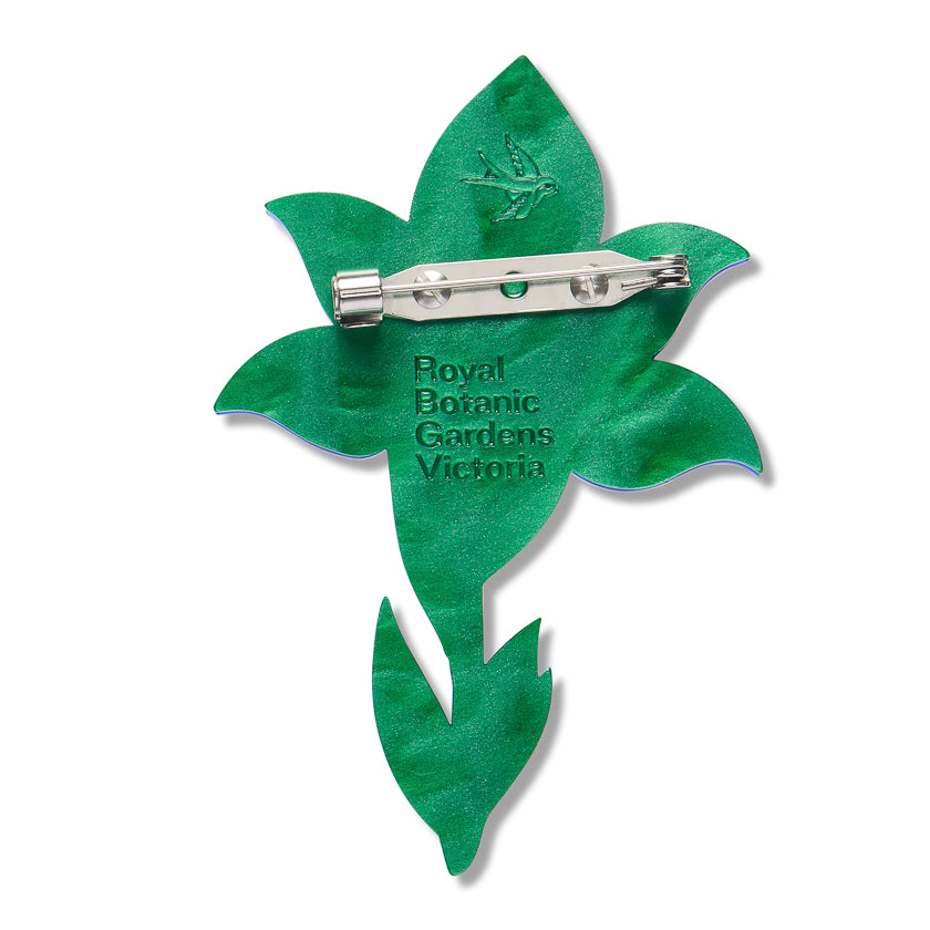 Spotted Sun Orchid Erstwilder Brooch