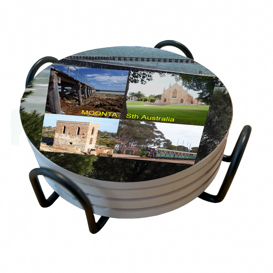 Ceramic Coaster Set Moonta South Australia