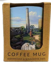 Coffee Mug Little Digger & friends at the Moonta hughes Cornish mine engine house