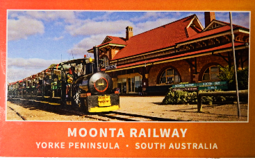 FRIDGE MAGNET MOONTA RAILWAY YOURKE PENINSULA SOUTH AUSTRALIA