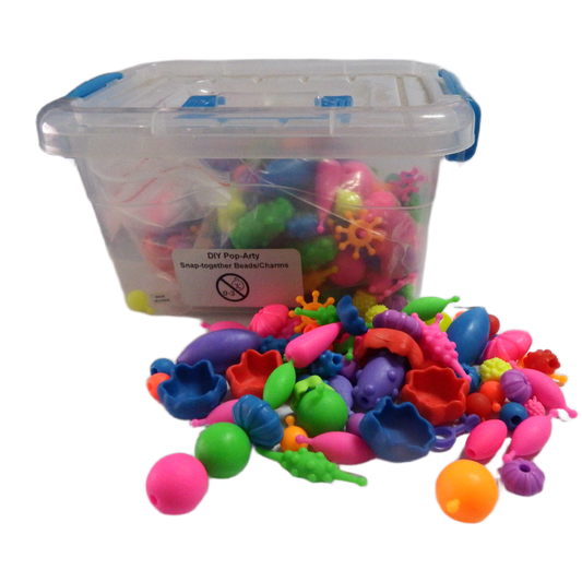 DIY PoP-ArtySnap together Beads and charms