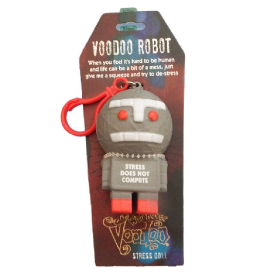 Voodoo Robot toy with packaging on a white background