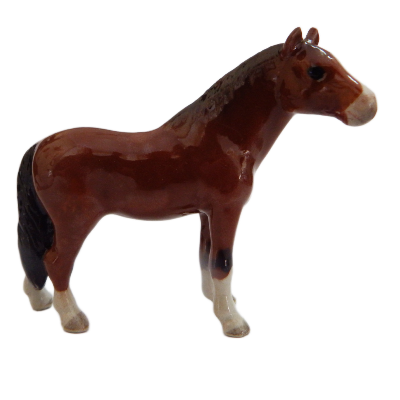 image model figurine Welsh Mountain Ponies(Bay) 